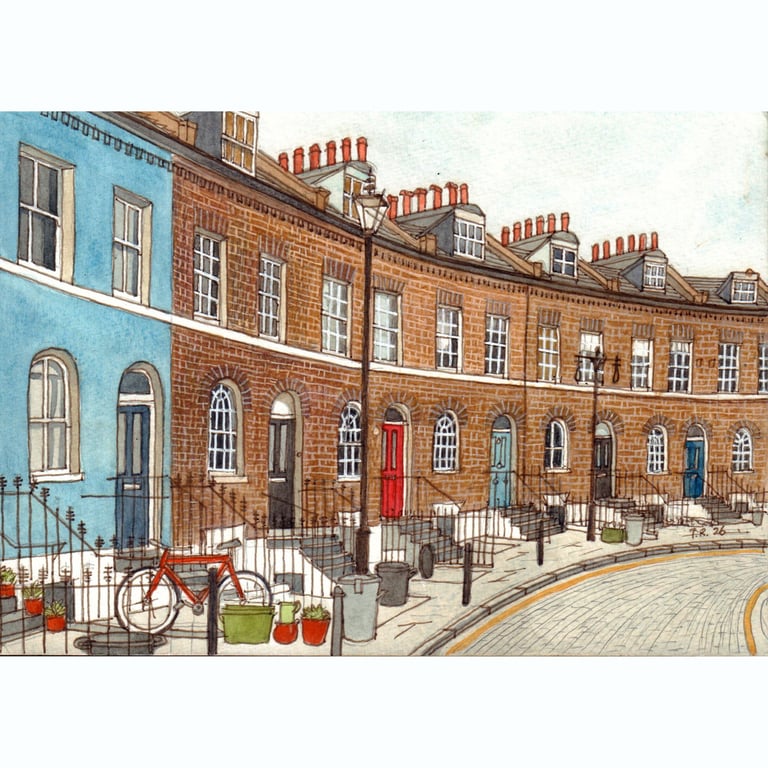 Keystone Crescent print, A4 and A5 sizes