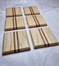 Oak and Meranti Coaster Set - Image 3