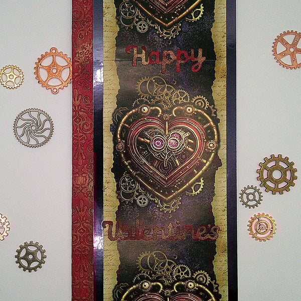 Happy Valentine’s - Steampunk style  Valentine’s Card