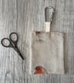 Fabric Robin Keyring  - Image 2