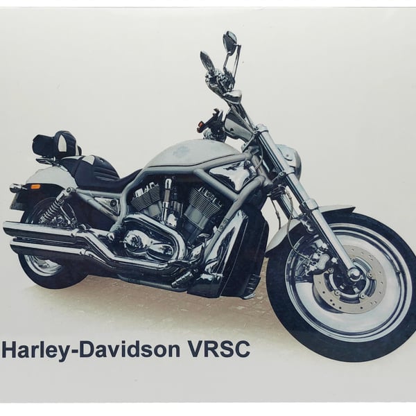 Harley-Davidson VRSC-VROD - Aluminium Plaque - A5 or 203x304mm