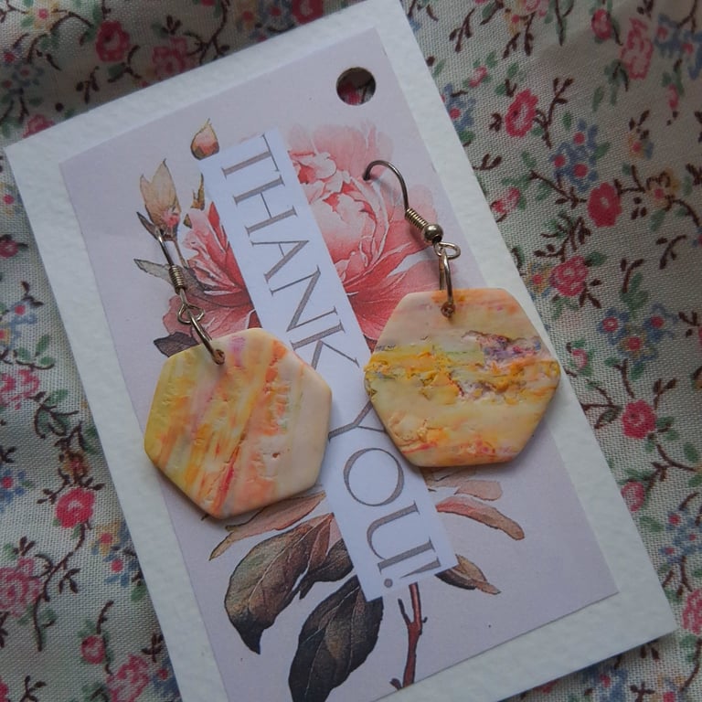 CLEARANCE! polymer clay earrings handmade- reduced-no 20