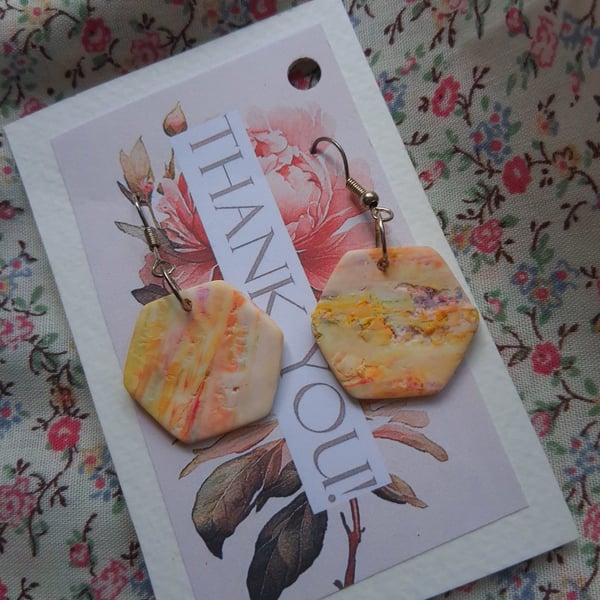 CLEARANCE! polymer clay earrings handmade- reduced-no 20