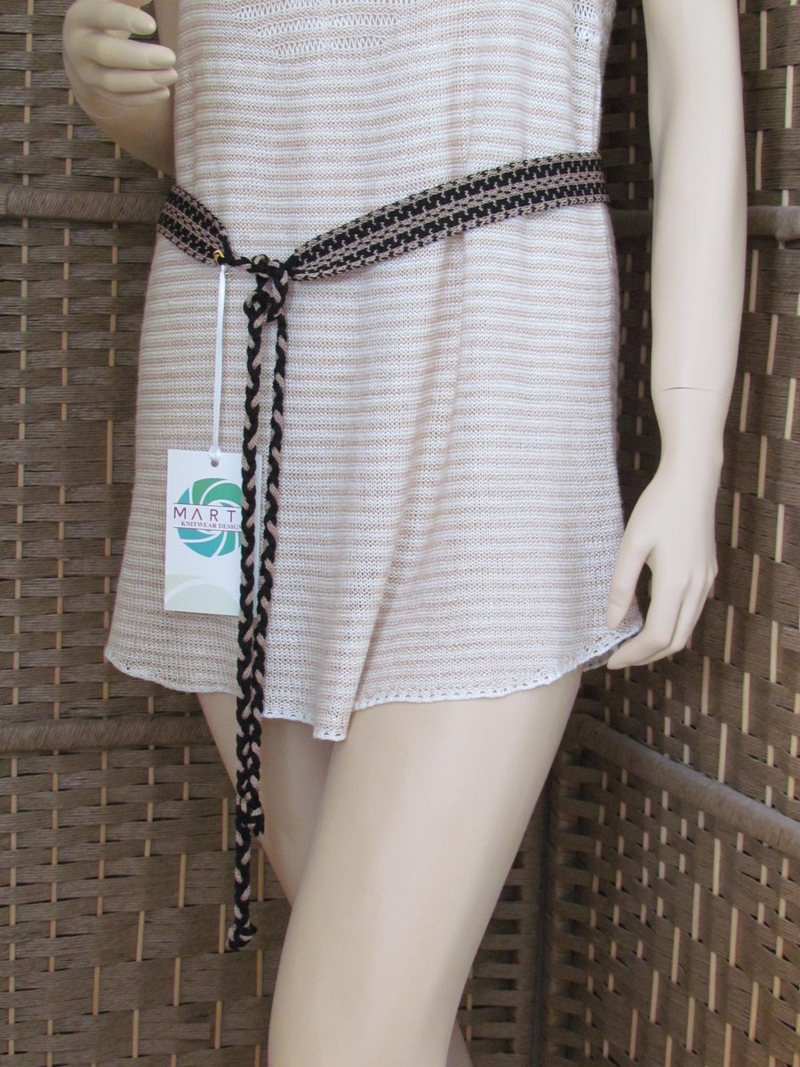 Ethnic inspired patterned hand-loomed Belt   