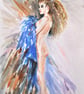 Nude woman standing. Original Watercolour painting - Image 5