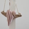 Driftwood and Heart Hanging Wall Decoration 