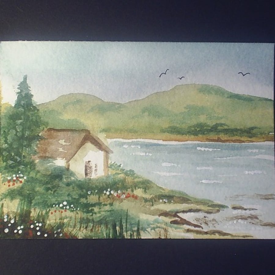aceo landscape watercolour