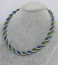 Blue and Green Twist Necklace  - Image 2
