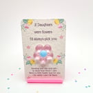 If Daughters Were Flowers Keepsake Token Letter Box Gift 
