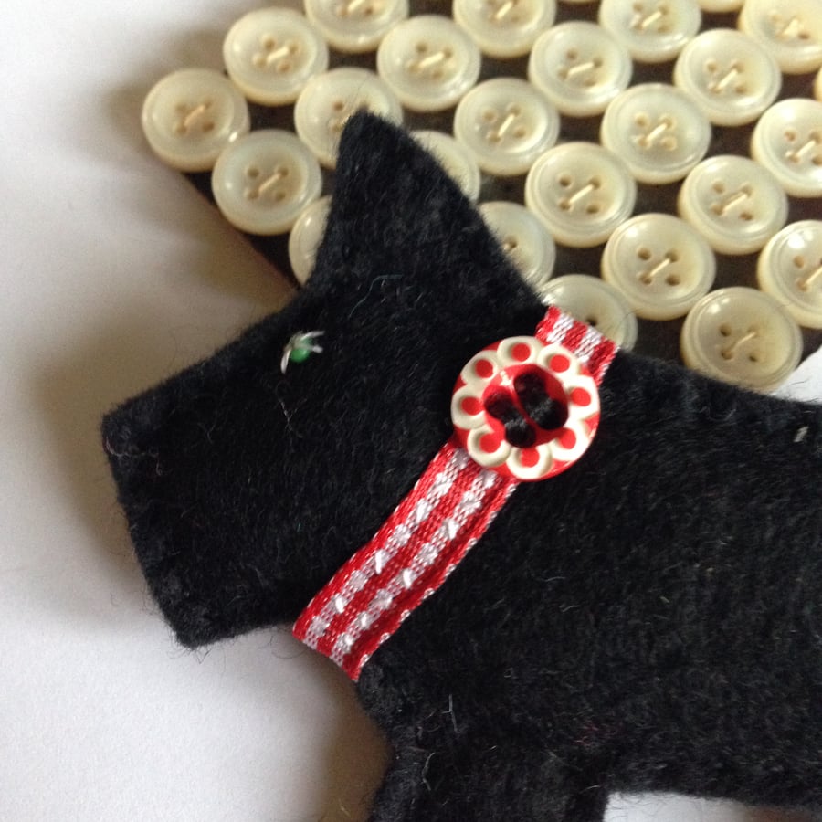 Scottie Dog Perfectly Imperfect Brooch