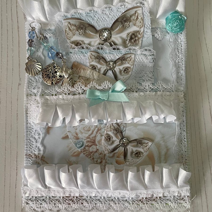 Tag Pocket - Azure Silk by Carolee Crafts  DTP - 0004