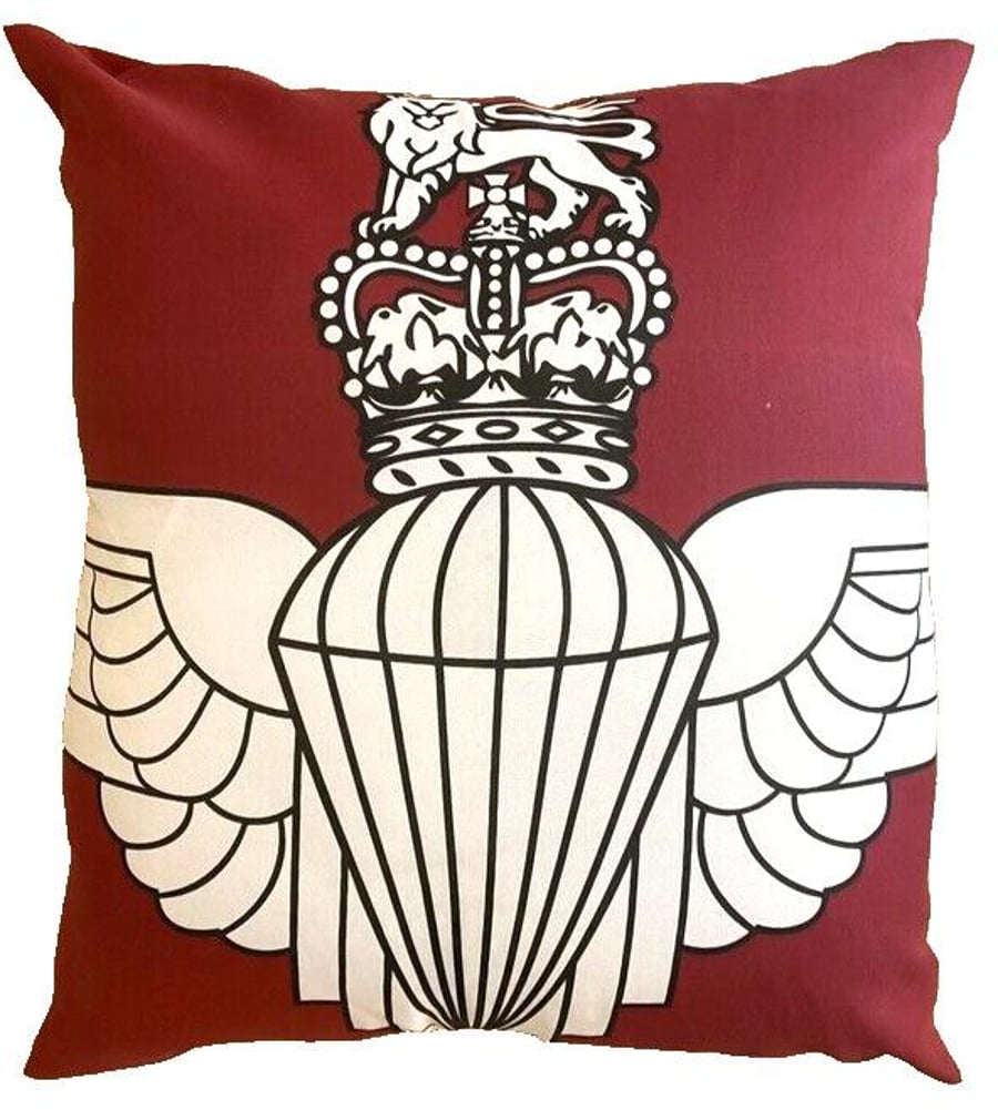16" x 16" Parachute Regiment Paras Flag Cushion Cover Sleeve
