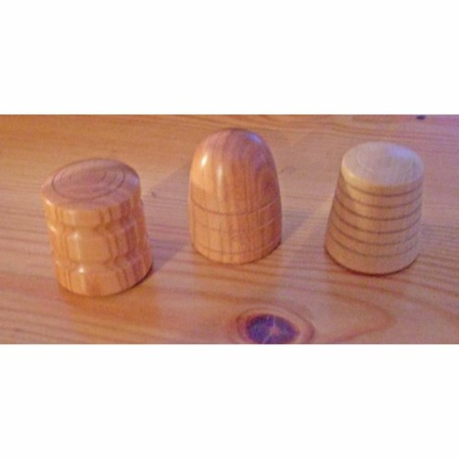 Wooden thimbles