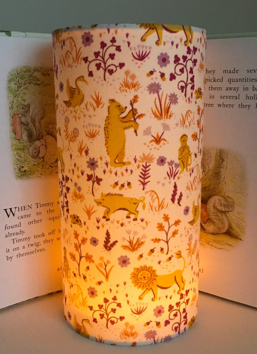 Liberty Fauna Tudor- Handmade Children’s Night Light.