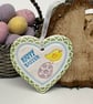 Small ceramic heart Easter - Image 1