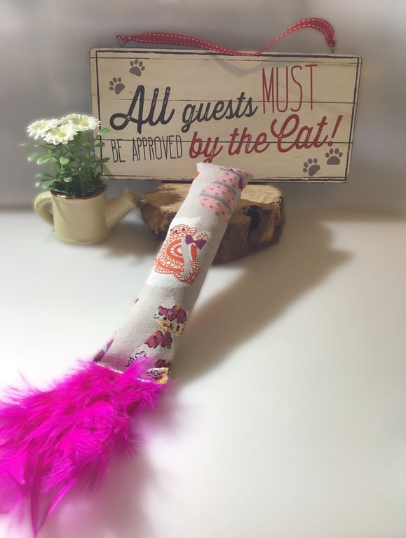 Diva Princess Feather Catnip Kicker Toy