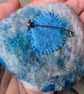 Needle Felted Rockpool Brooch British Wool Beachcomber  - Image 3