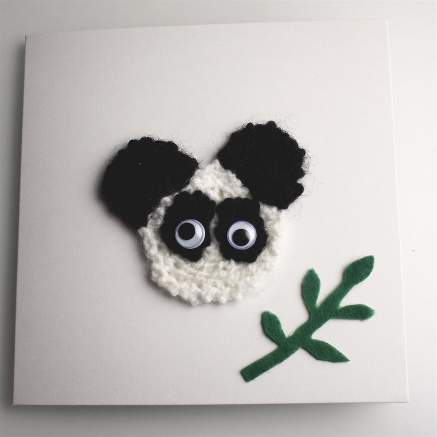 Panda Amigurumi Greetings Card