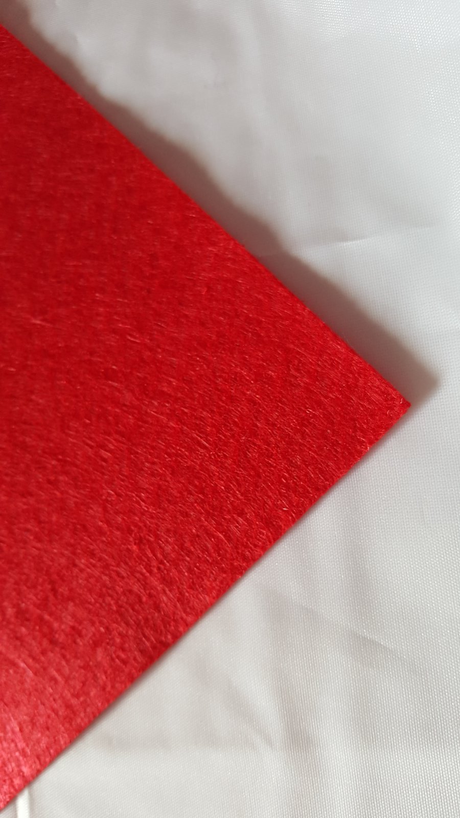 1 x Felt Sheet - Square - 12" (30cm) - Red 