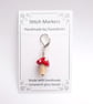 Tiny Glass Mushroom Stitch Marker - Image 4