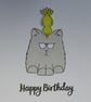 Grumpy Cat Happy Birthday Card - Bird - Image 2