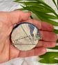 Brooch, Hand Embroidered abstract Van Gogh inspired design - Image 4