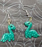 Loch Ness Monster Nessie Polymer Clay Earrings - Image 2