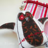 embroidered zombie penguin