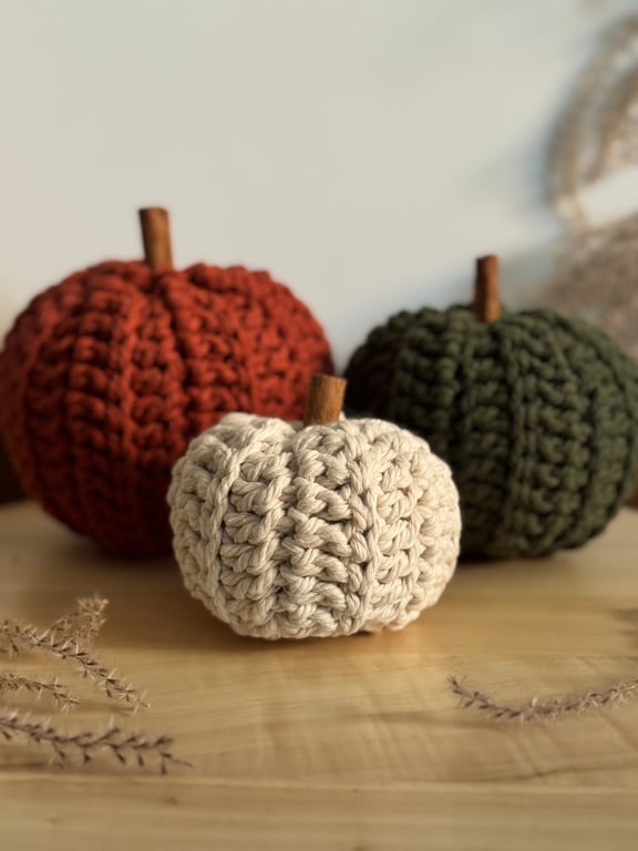 Knitted Pumpkin 3 Set