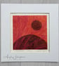 Solar Flare Original Drypoint Etching - Image 3