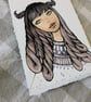 Fibre Demon Ink & Watercolour Portrait Illustration - Image 2