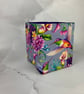 Hummingbirds fabric basket, Birds storage bin, Handmade - Image 7