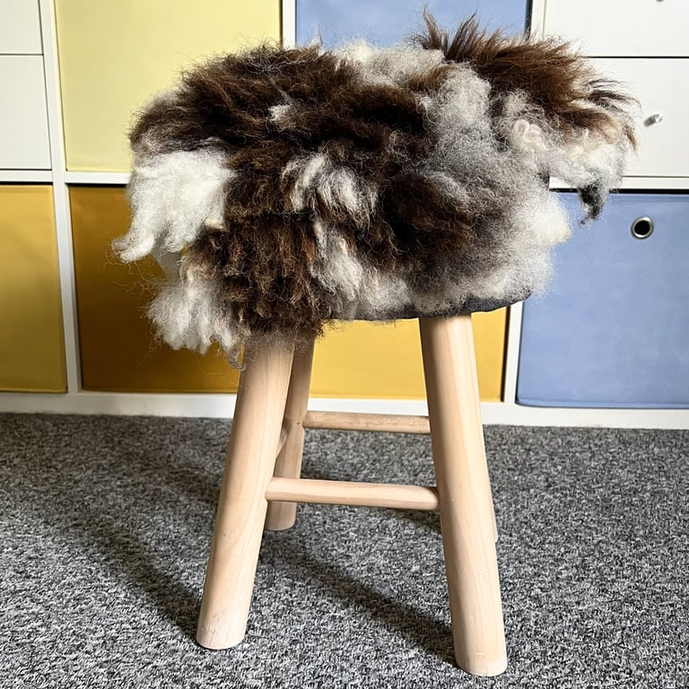 Natural wool felted seat-pad and or a mat for a cat or a small dog  