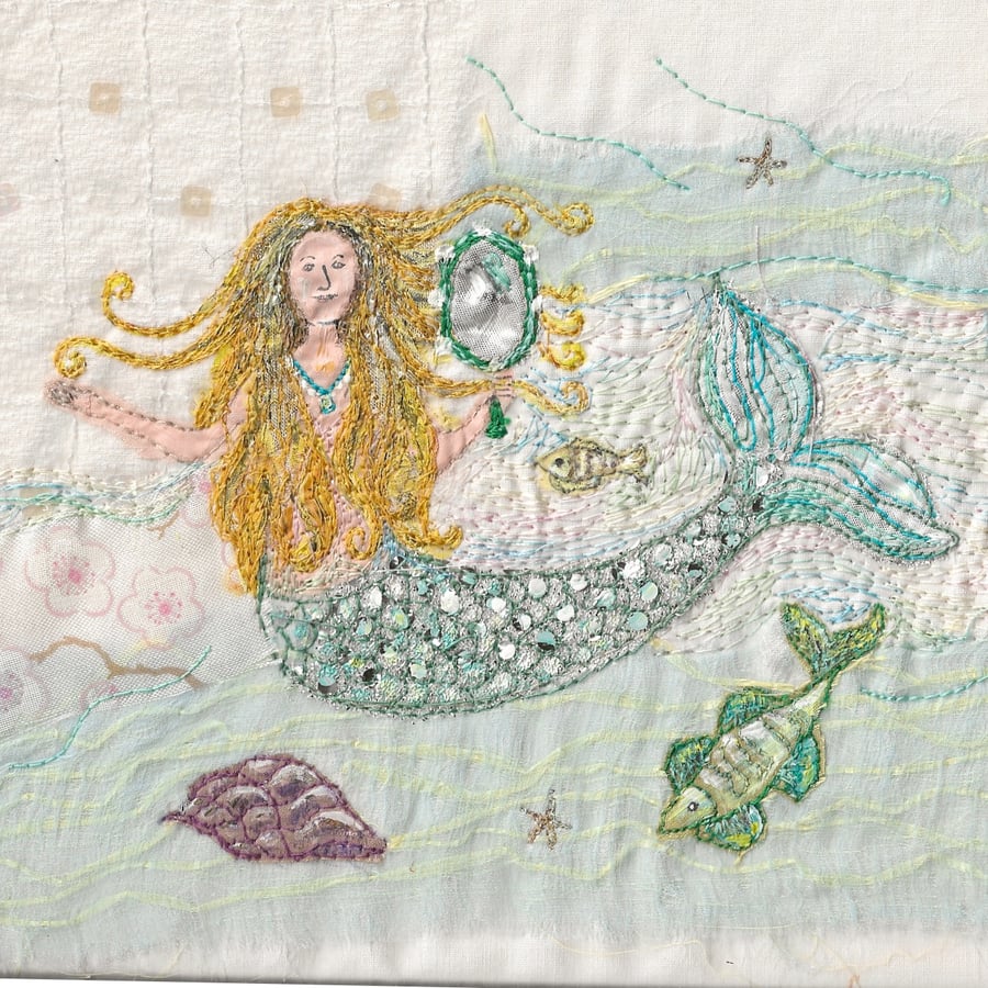 Mermaid greetings card
