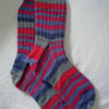 Socks, Hand knitted, LARGE, size 9-11