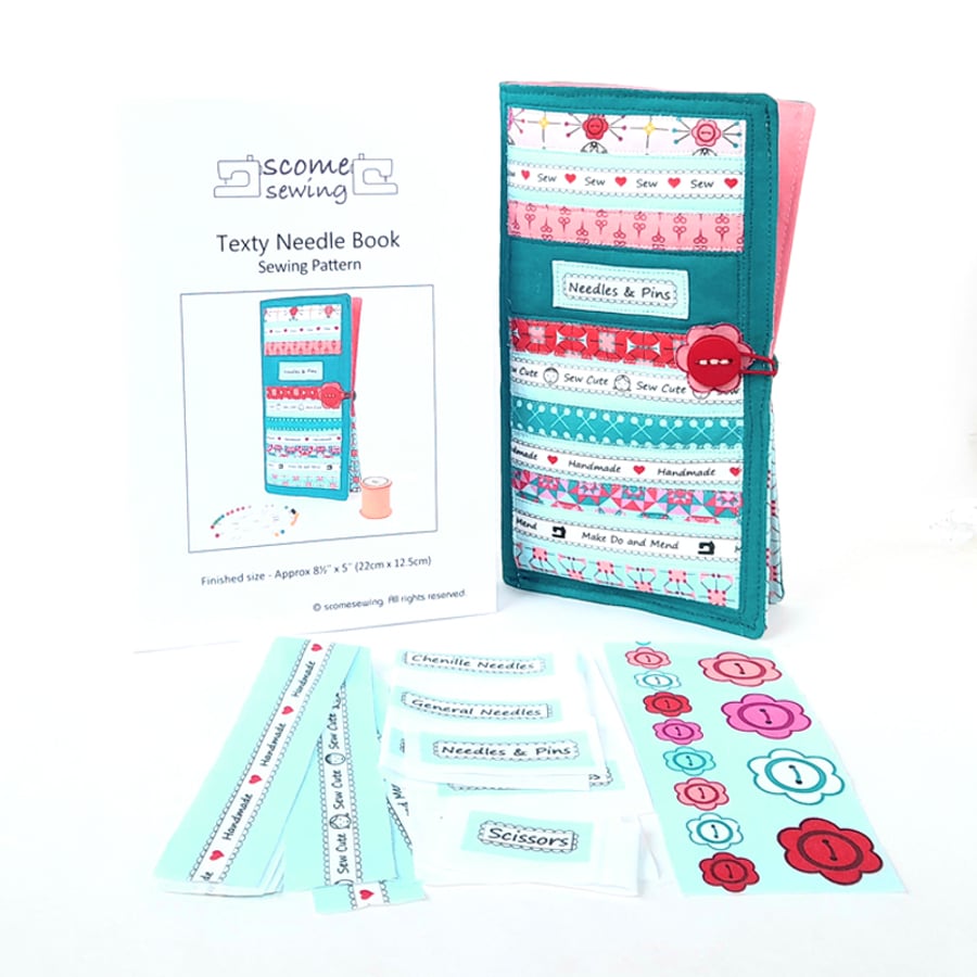 Texty Needle Book Partial Sewing Kit