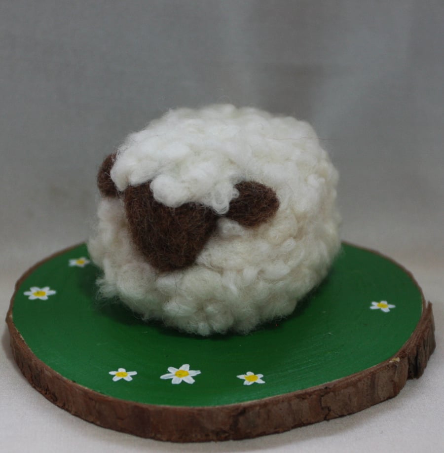 Maureen  - Needle felted sheep sculpture
