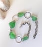 Fresh Greens Seaglass Linked Bracelet  - Image 1