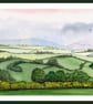 Northumberland Scene near Hexham ll Original Watercolour - Image 1