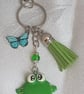 Gorgeous Frog Key Ring - Key Chain Bag Charm. - Image 3