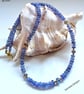 Designer AAA Genuine Tanzanite Gold Vermeil Necklace  - Image 5