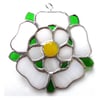 Yorkshire Rose Suncatcher Stained Glass 076