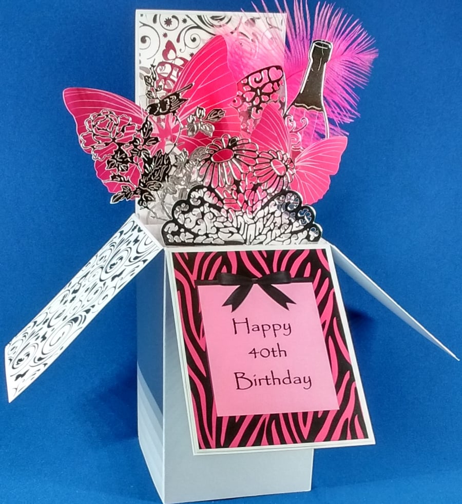 Ladies 40th Birthday Card