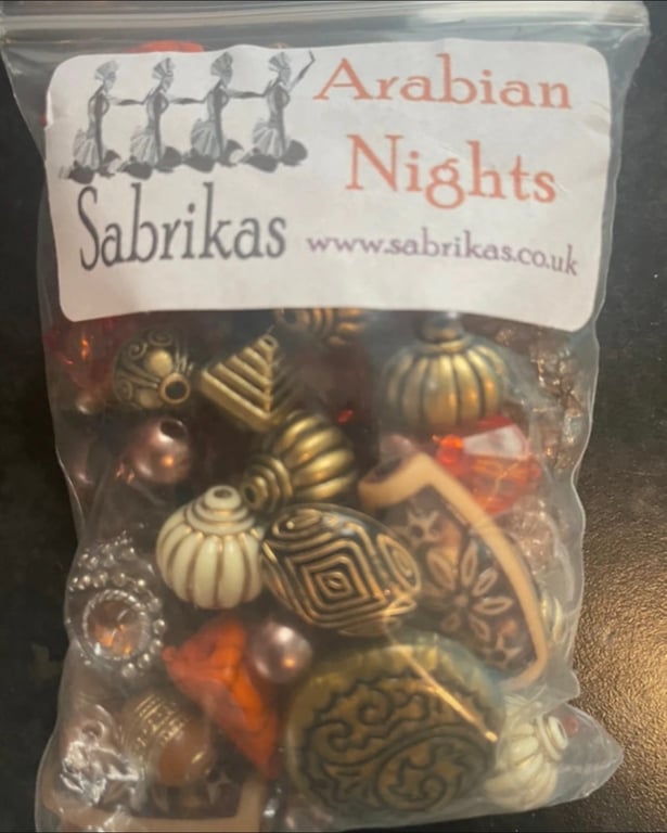 Sabrikas Arabian Nights Tibetan Style beads for crafting and jewellery making