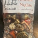 Sabrikas Arabian Nights Tibetan Style beads for crafting and jewellery making