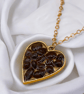 Garnet Rose Gold plated Worry Stone Necklace - Free Postage - Image 7