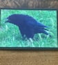 Handmade photo greeting card 'Crow Caw'