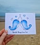 Narwhal love card, Valentines card, Anniversary card, Narwhal Always Love You! - Image 2