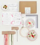 Floral Embroidery Kit, Needlepoint Kit, Craft Kit - Image 2