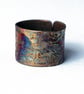Etched copper raven ring - adjustable size - Image 4